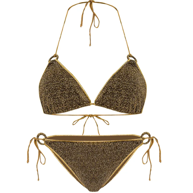 Lumiere Ring Microkini Bikini Set Sand made by Oséree