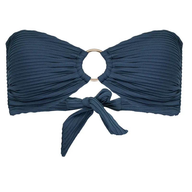 Dune Ring Bandeau Top Grey sold by Sand Dollar