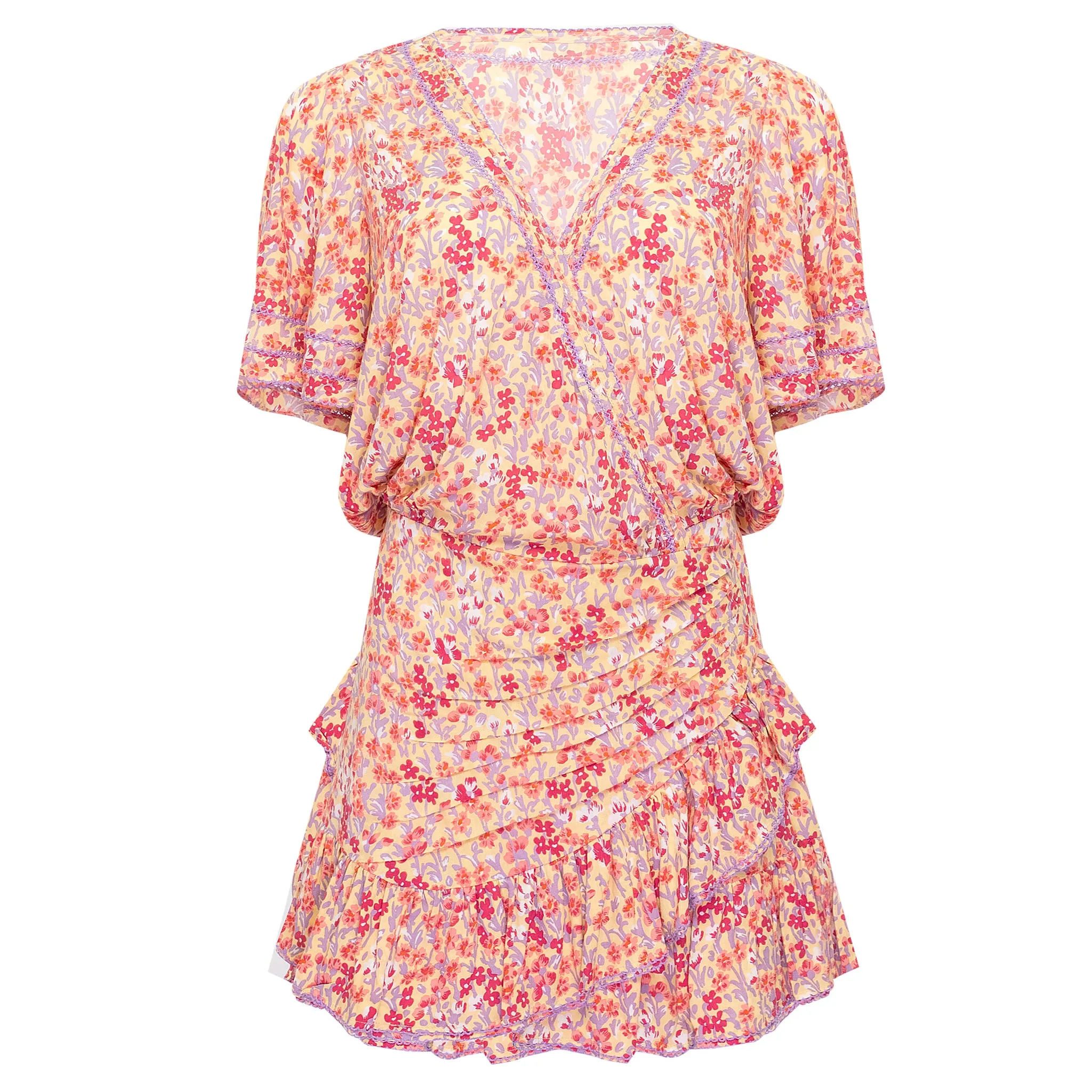 Mini Dress Mabelle Purple Daffodil sold by Sand Dollar