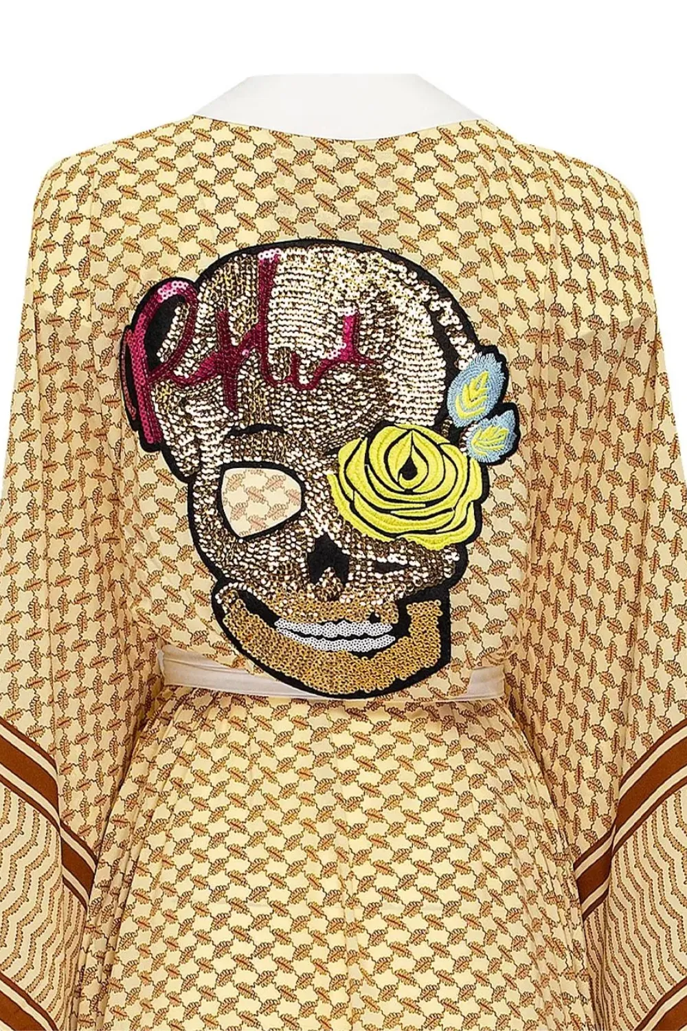 Desert Kimono Skull Off White Long sold by Sand Dollar product image thumbnail 3