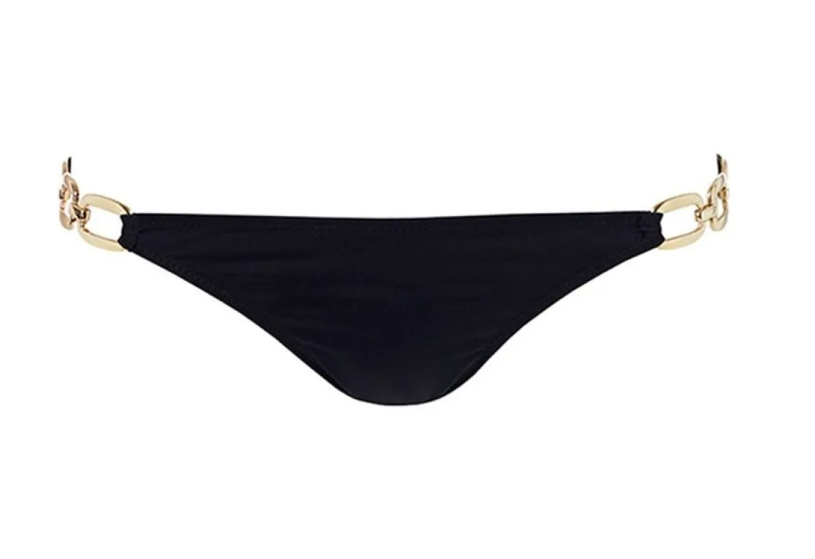 Denver Black Bikini Bottom sold by Sand Dollar