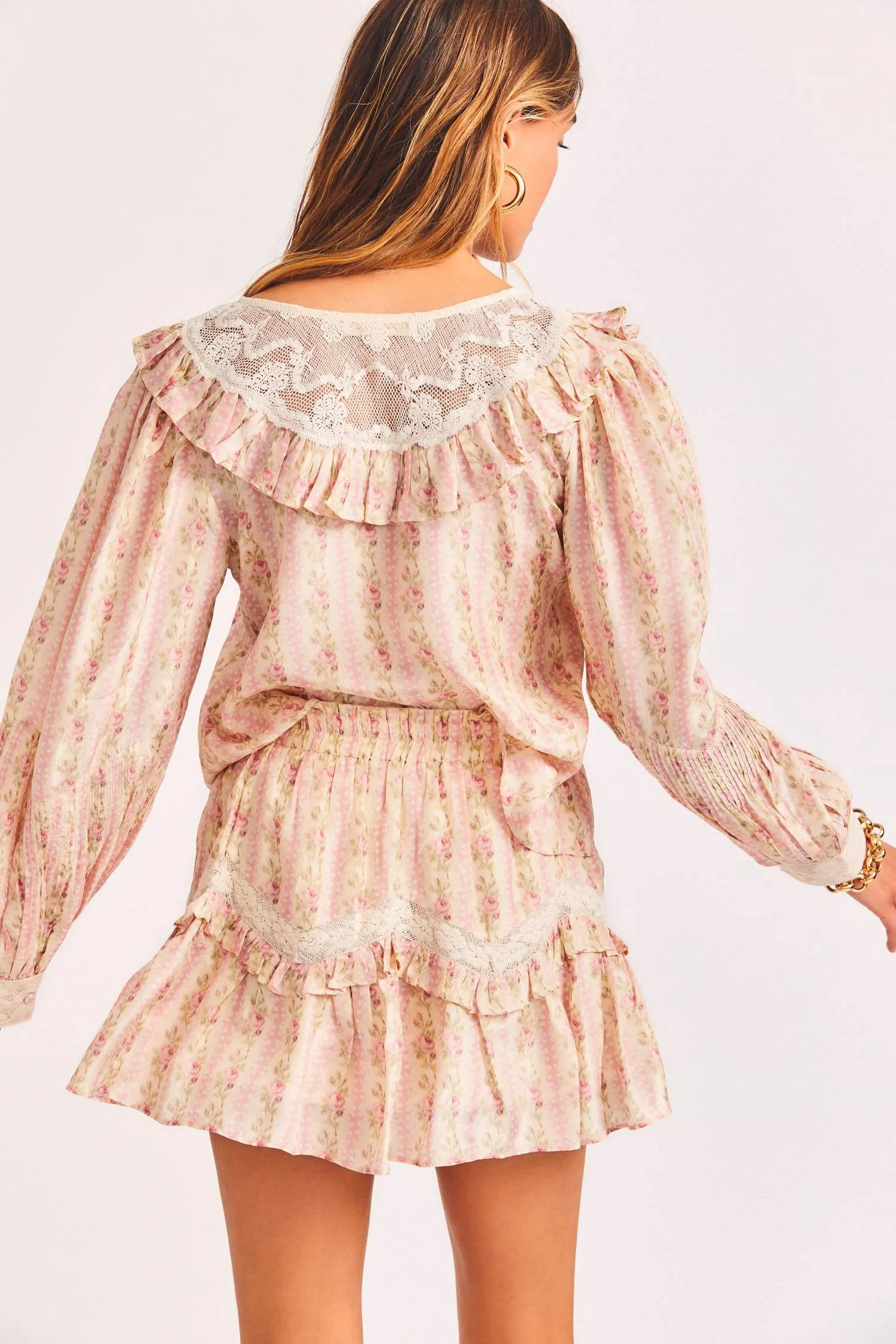 Mini Ruffle Skirt in Floral Print sold by Sand Dollar product image thumbnail 2