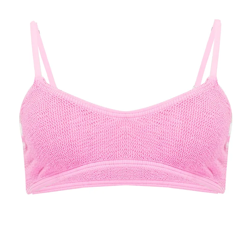 Maldives Bikini Top Prism Pink made by Sand Dollar