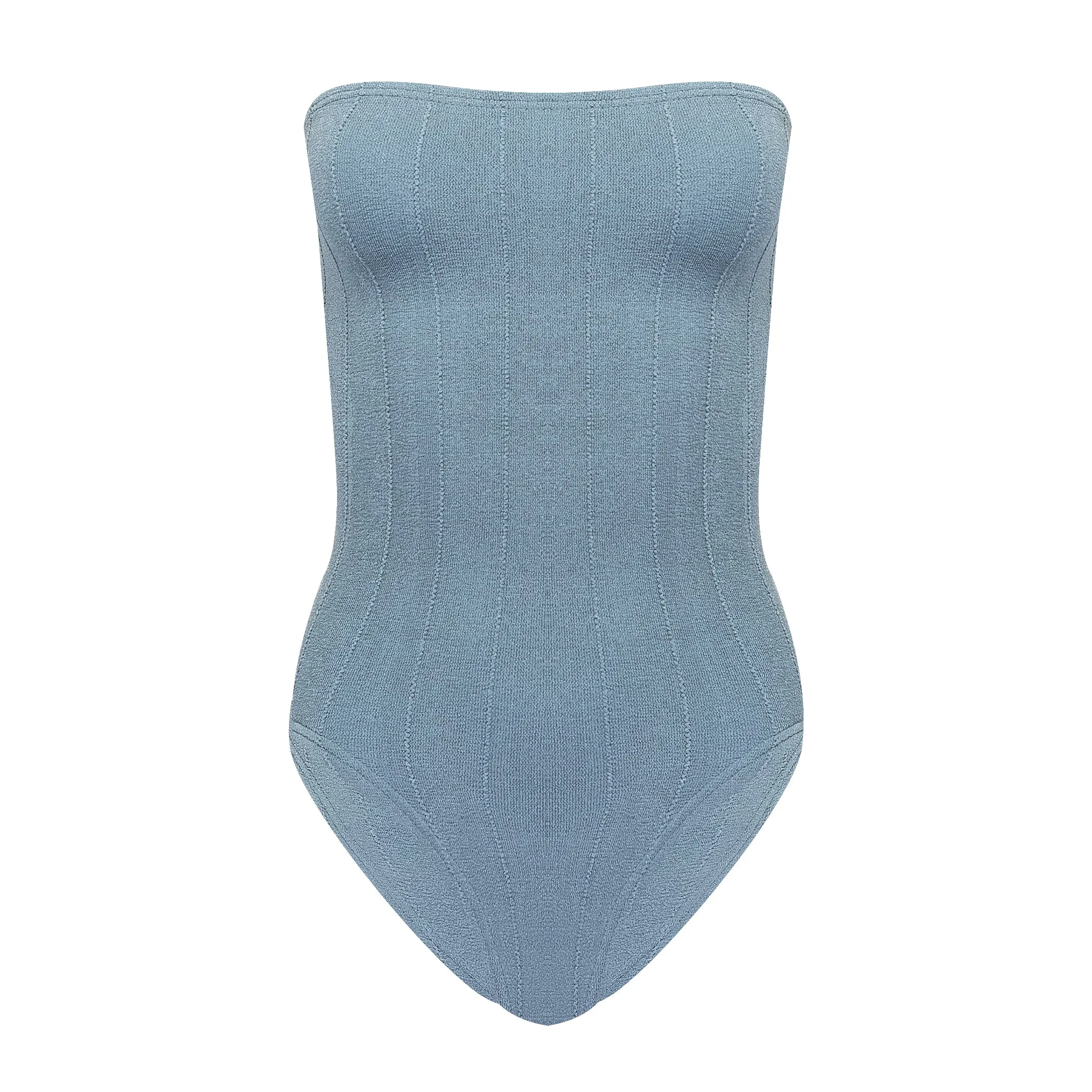 Audrey Nile Swimwear Metallic Airforce Blue sold by Sand Dollar