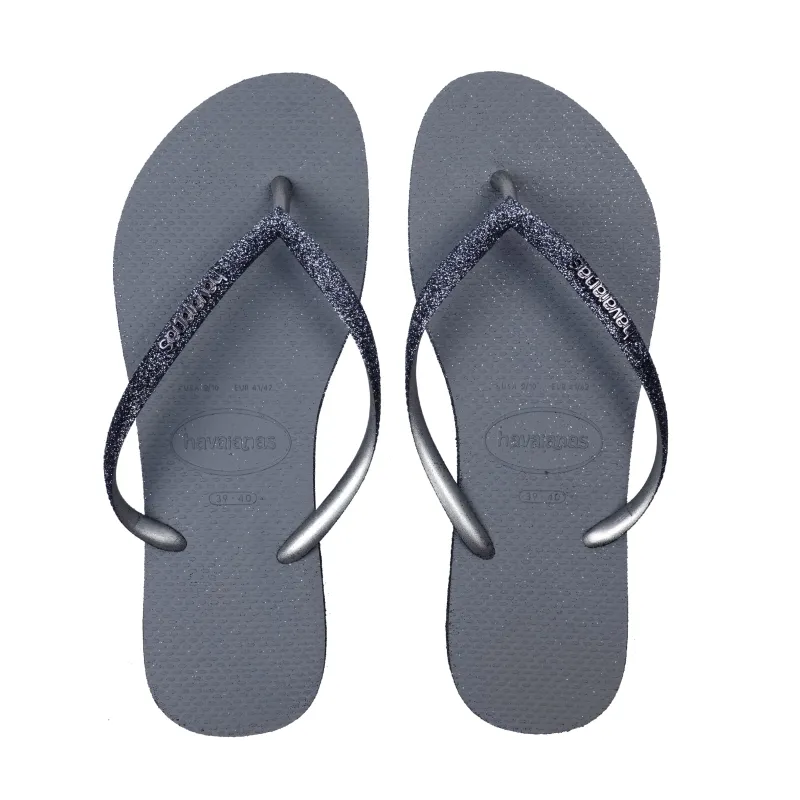 Havaianas Slim Sparkle Steel Grey made by Havaianas