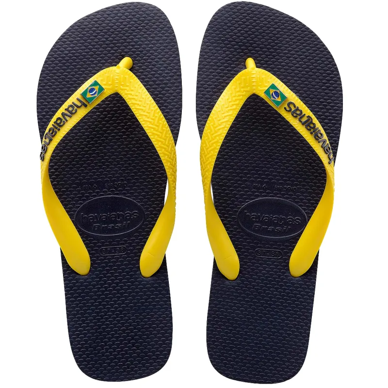 Havaianas Brasil Layers Navy Blue made by Havaianas