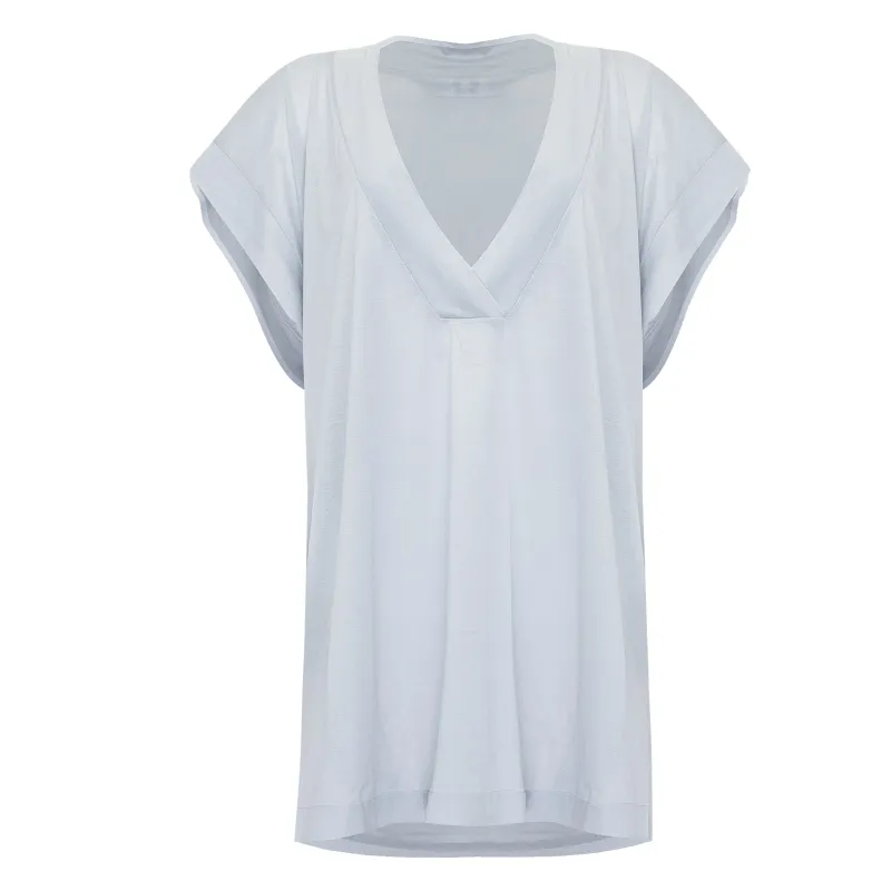 Oversized Womens Tunic in Slate Grey made by Eres