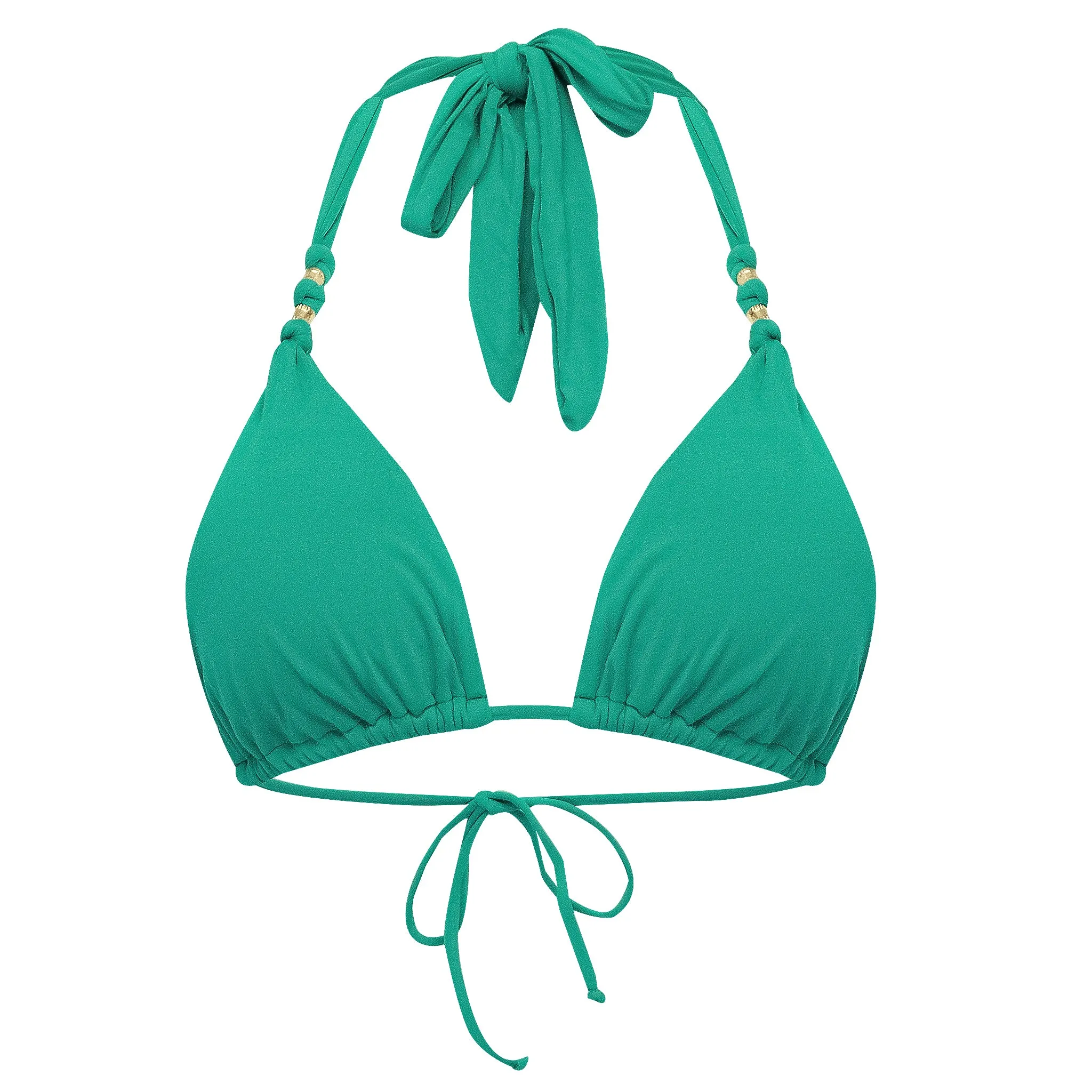 Solid Paula Bikini Top Military Green sold by Sand Dollar