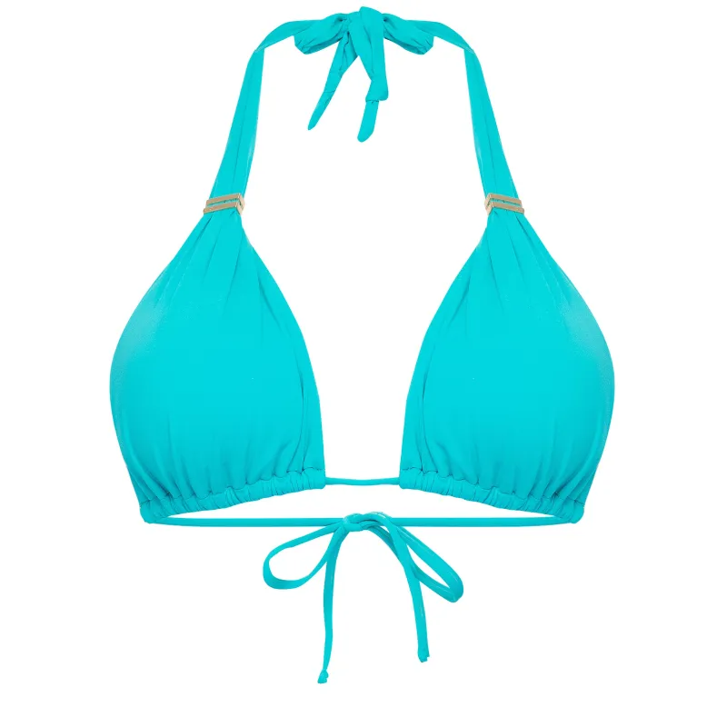 Solid Light Green Bia Tube Bikini Top sold by Sand Dollar