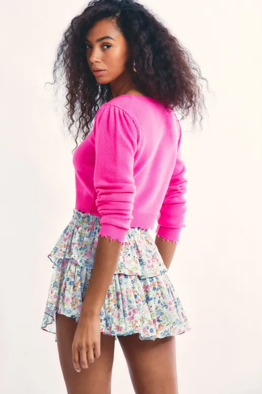 Ruffle Mini Skirt Coral Reef Waves made by Sand Dollar