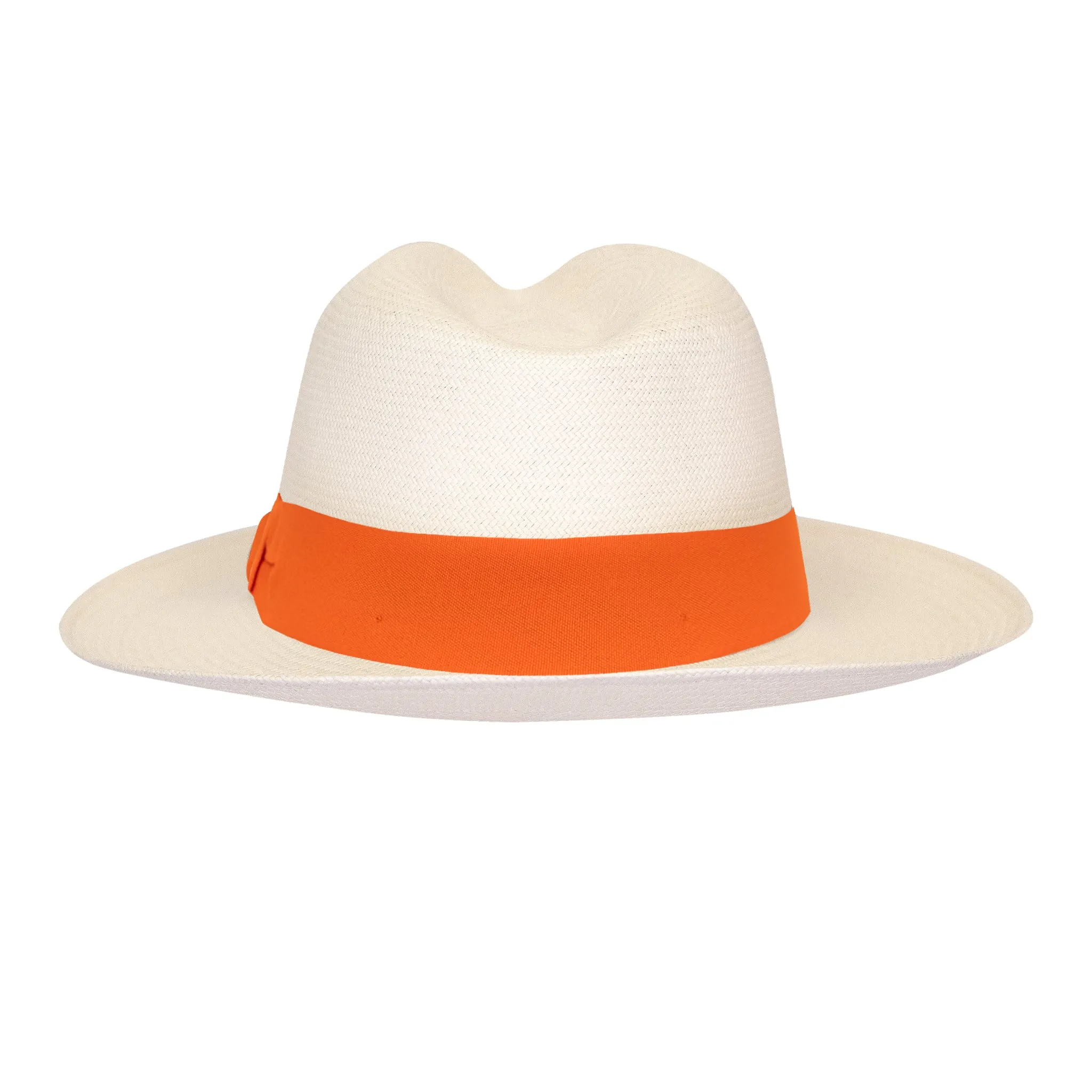 Panama Straw Hat with Orange Band sold by Sand Dollar product image thumbnail 3