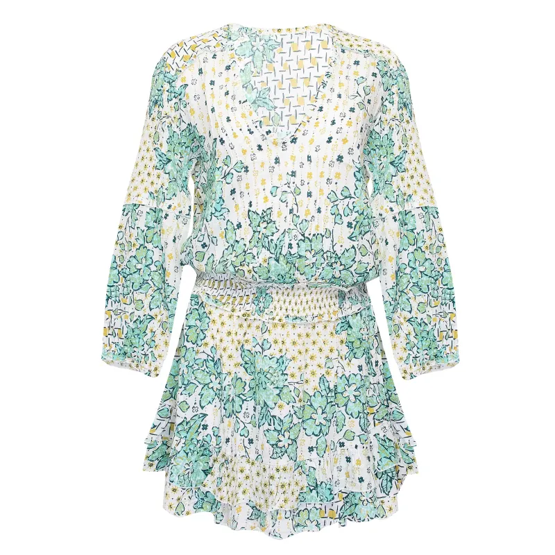 Mini Dress Ilona Long Sleeve Green Edelweiss sold by Sand Dollar