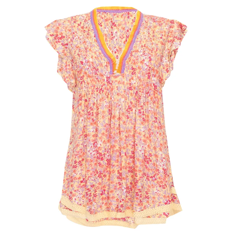 Mini Dress Sasha Purple Daffodil sold by Sand Dollar