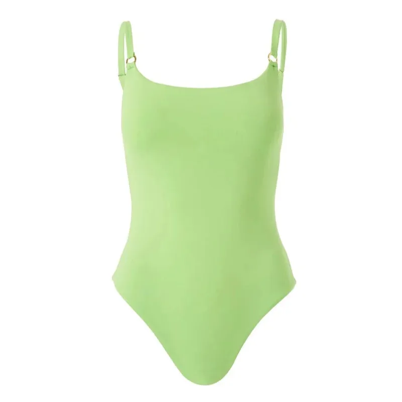 Tosca Lime One Piece made by Melissa Odabash