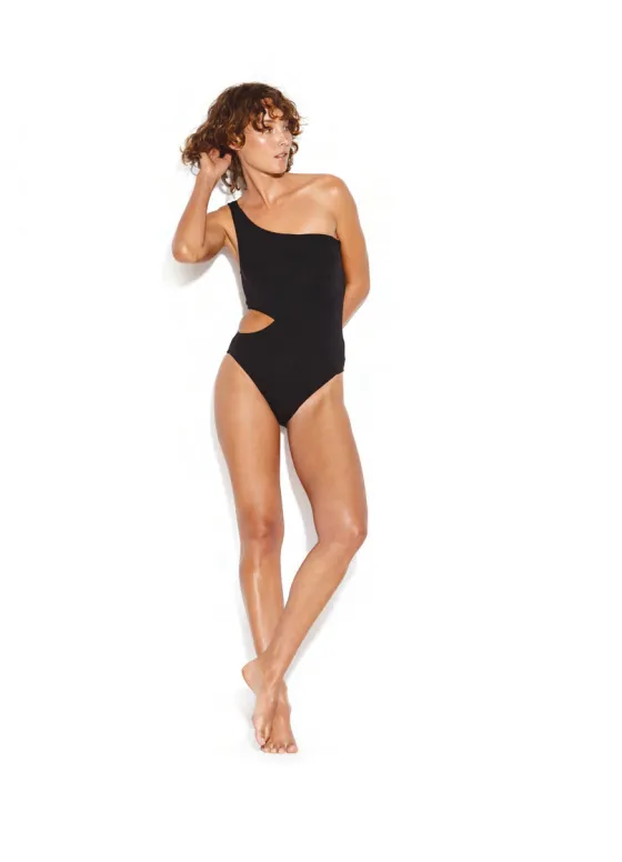 Active One Shoulder Maillot Black sold by Sand Dollar product image thumbnail 3