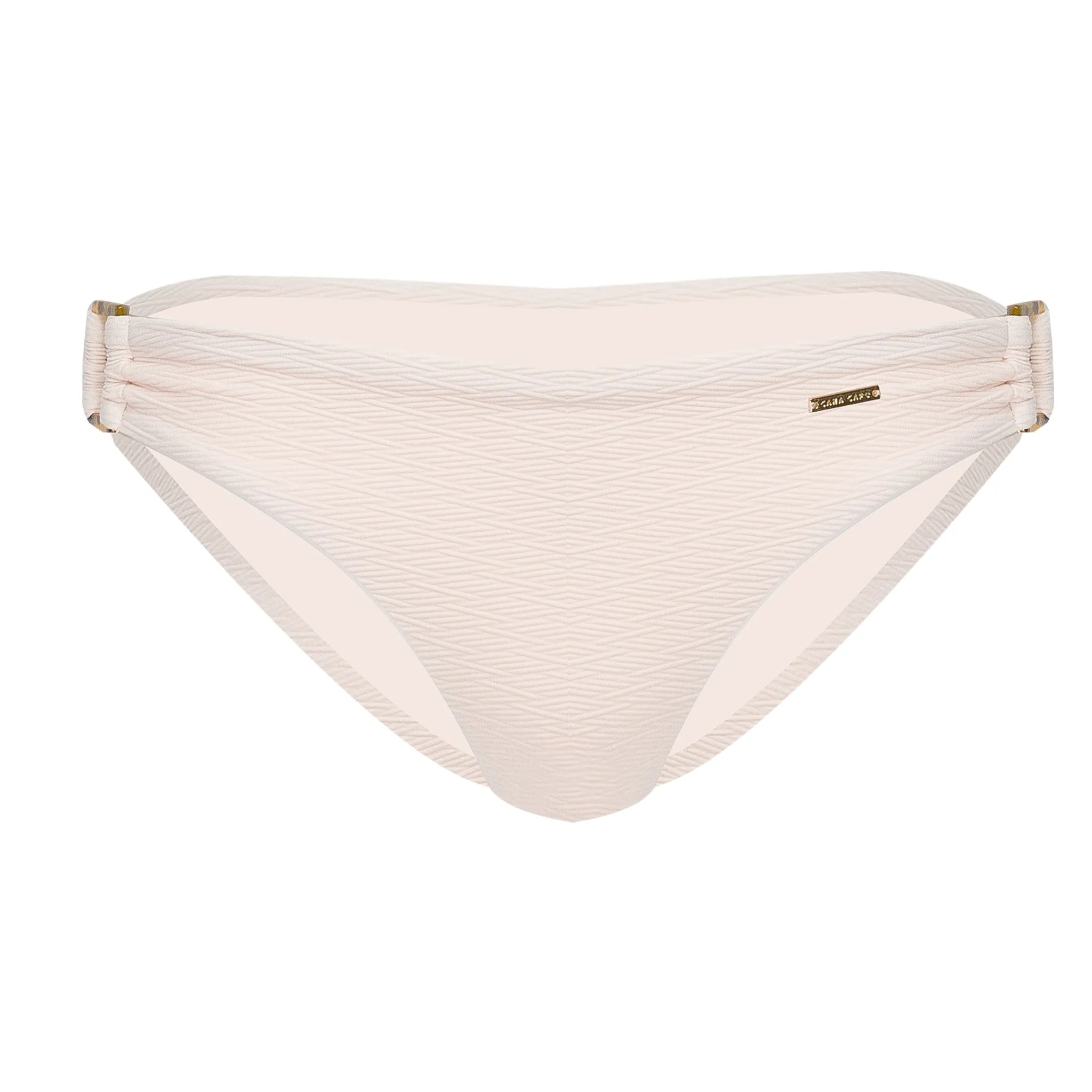 Georgia Shell Trim Bikini Bottom Cream sold by Sand Dollar