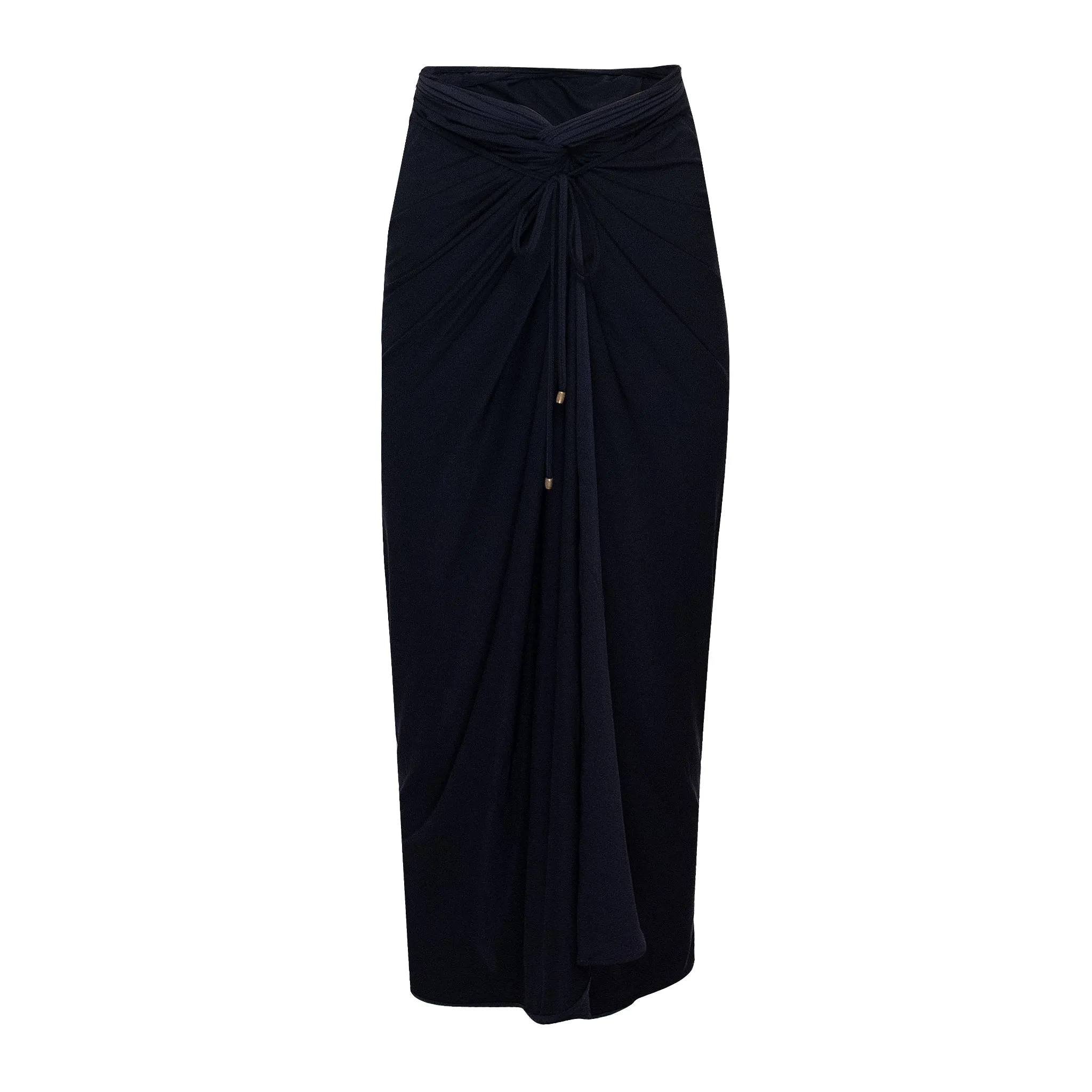 Knot Touch Sarong Black sold by Sand Dollar