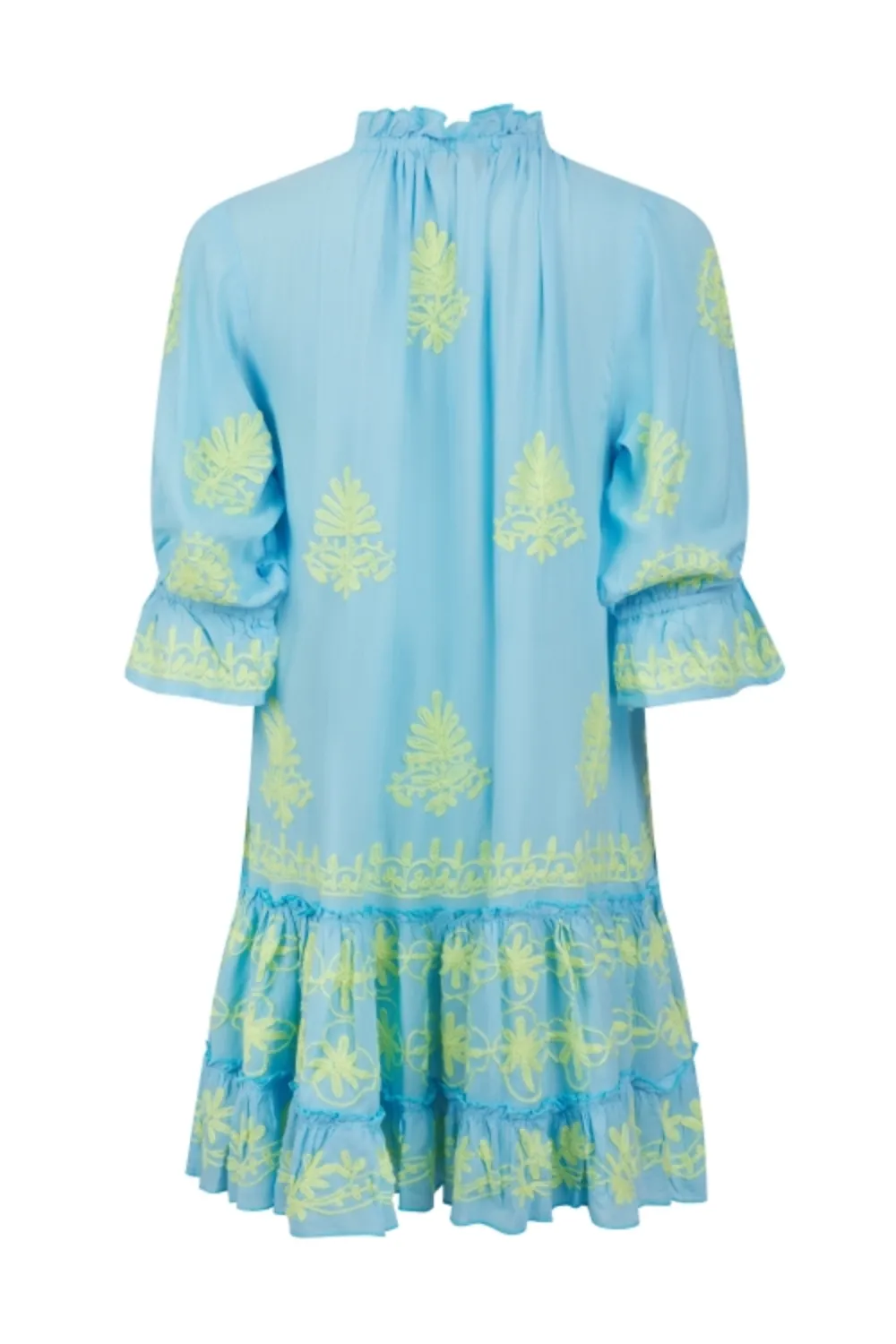 Sia Cornflower/Yellow Mini Dress sold by Sand Dollar product image thumbnail 3