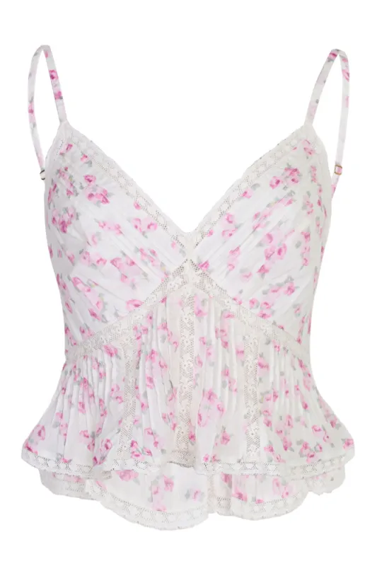 Elsette Top Rustic Orchid made by LoveShackFancy