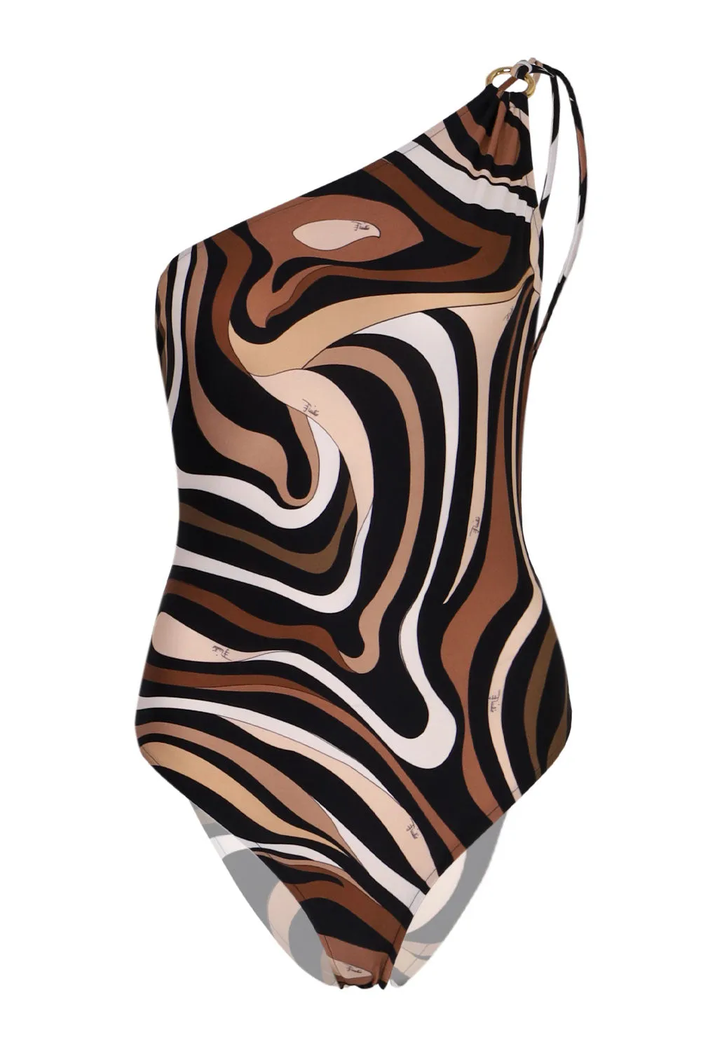 Marmo Print Swimsuit Black/Gold sold by Sand Dollar