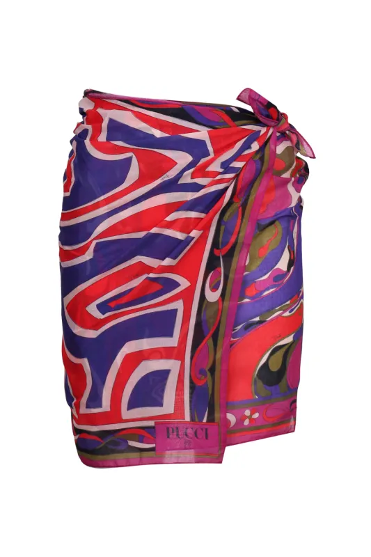 Sarong with Mixed Print Multicolour made by Emilio Pucci