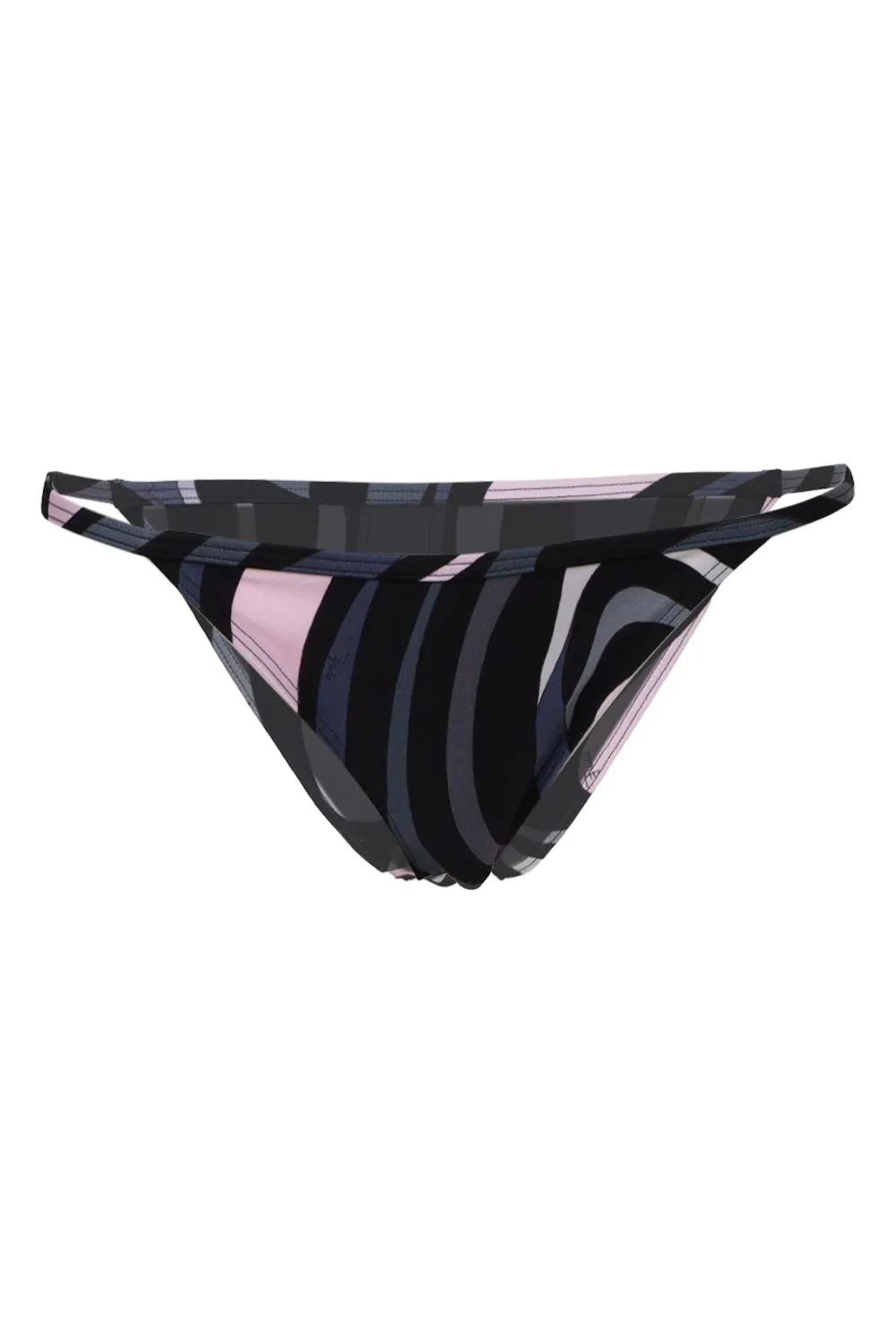 Marmo Print Bikini Bottom Black and Pink sold by Sand Dollar