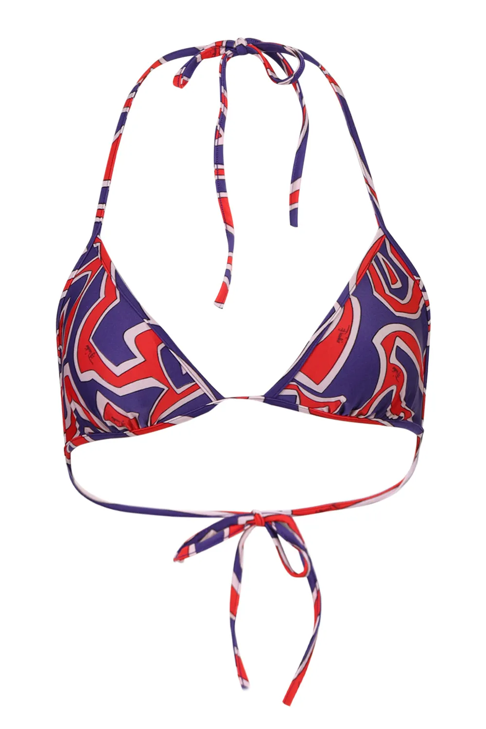 Labirinto Print Triangle Bikini Top Multicolour sold by Sand Dollar