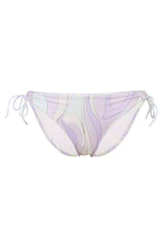 Marmo Print Bikini Bottom Lavander made by Emilio Pucci
