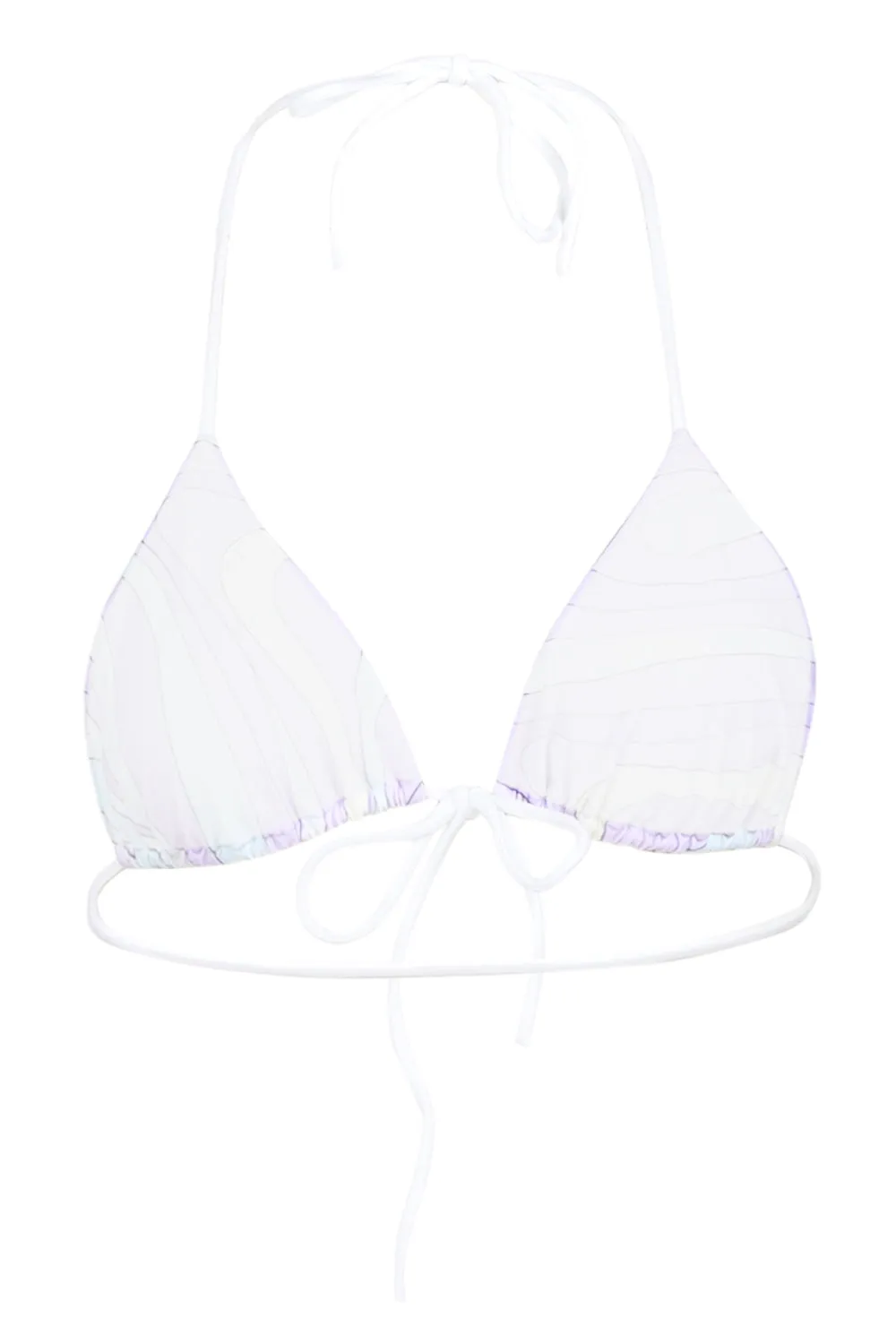 Marmo Print Triangle Bikini Top Lavander sold by Sand Dollar product image thumbnail 5