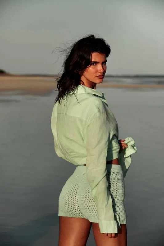 Shorts Tricot Acqua made by Sand Dollar