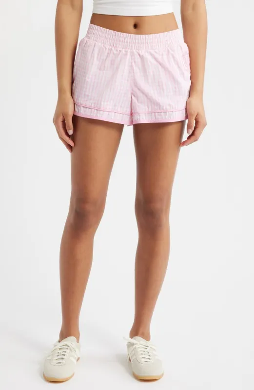 Lavey Short Tickled Pink made by LoveShackFancy