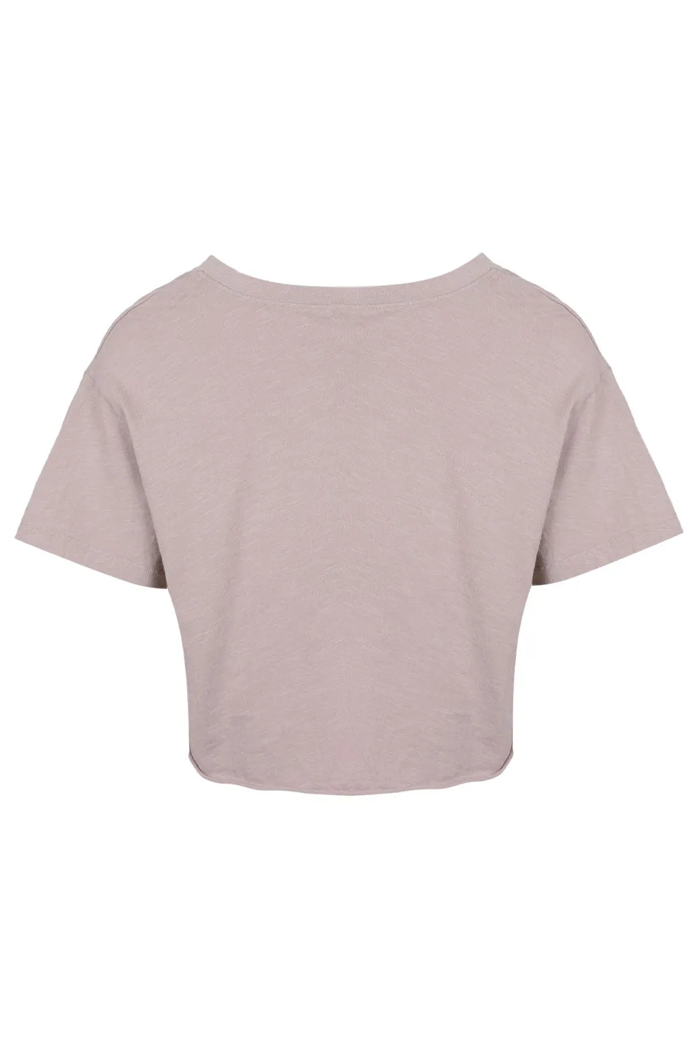 B30 V-Neck Crop Jersey Tee Taupe sold by Sand Dollar product image thumbnail 3