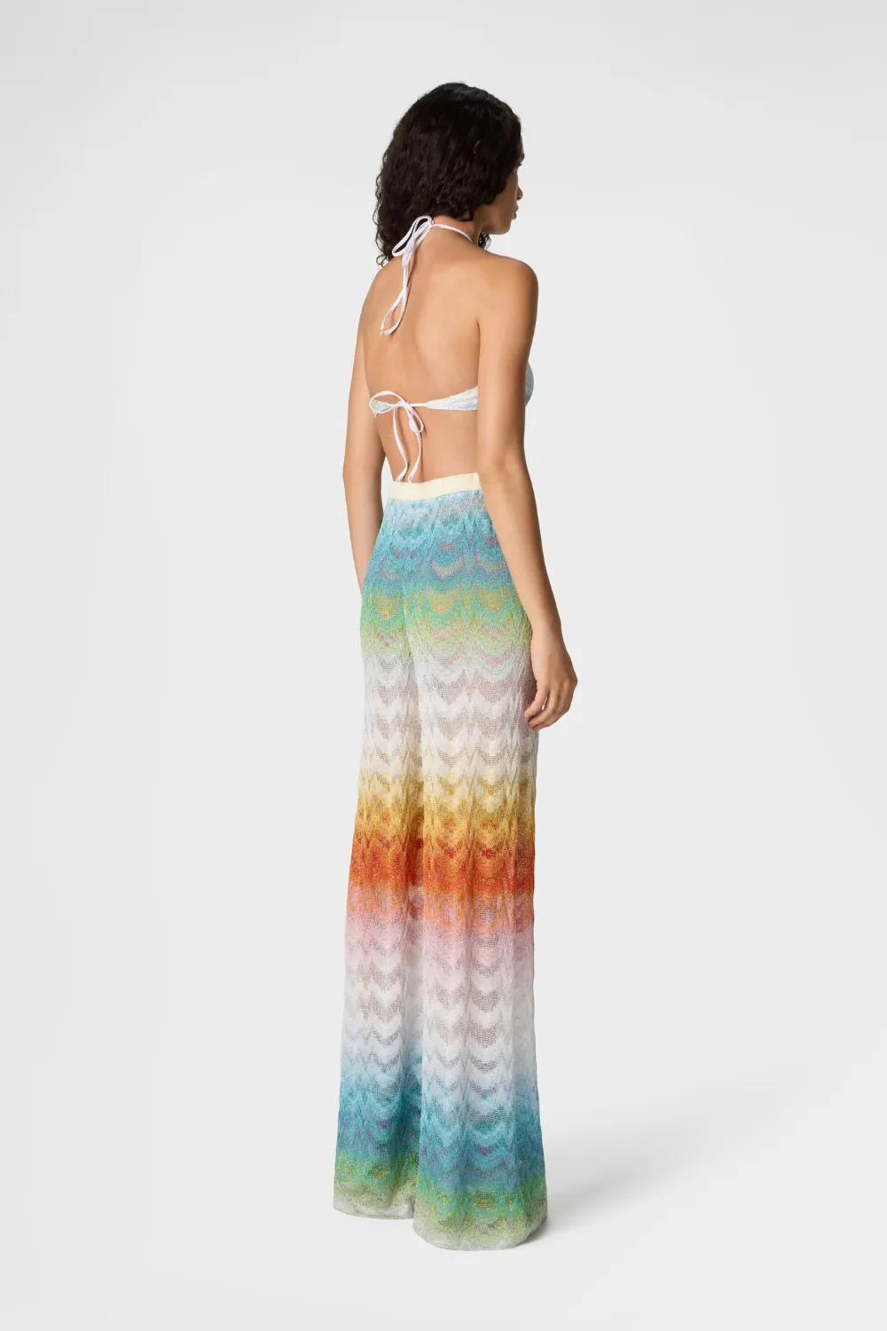 Cover-up Trousers in Shaded Lame Viscose sold by Sand Dollar product image thumbnail 4