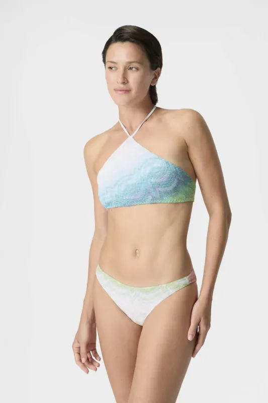 Bikini in Shaded Lame Viscose with Halterneck Top Multicolor made by Missoni