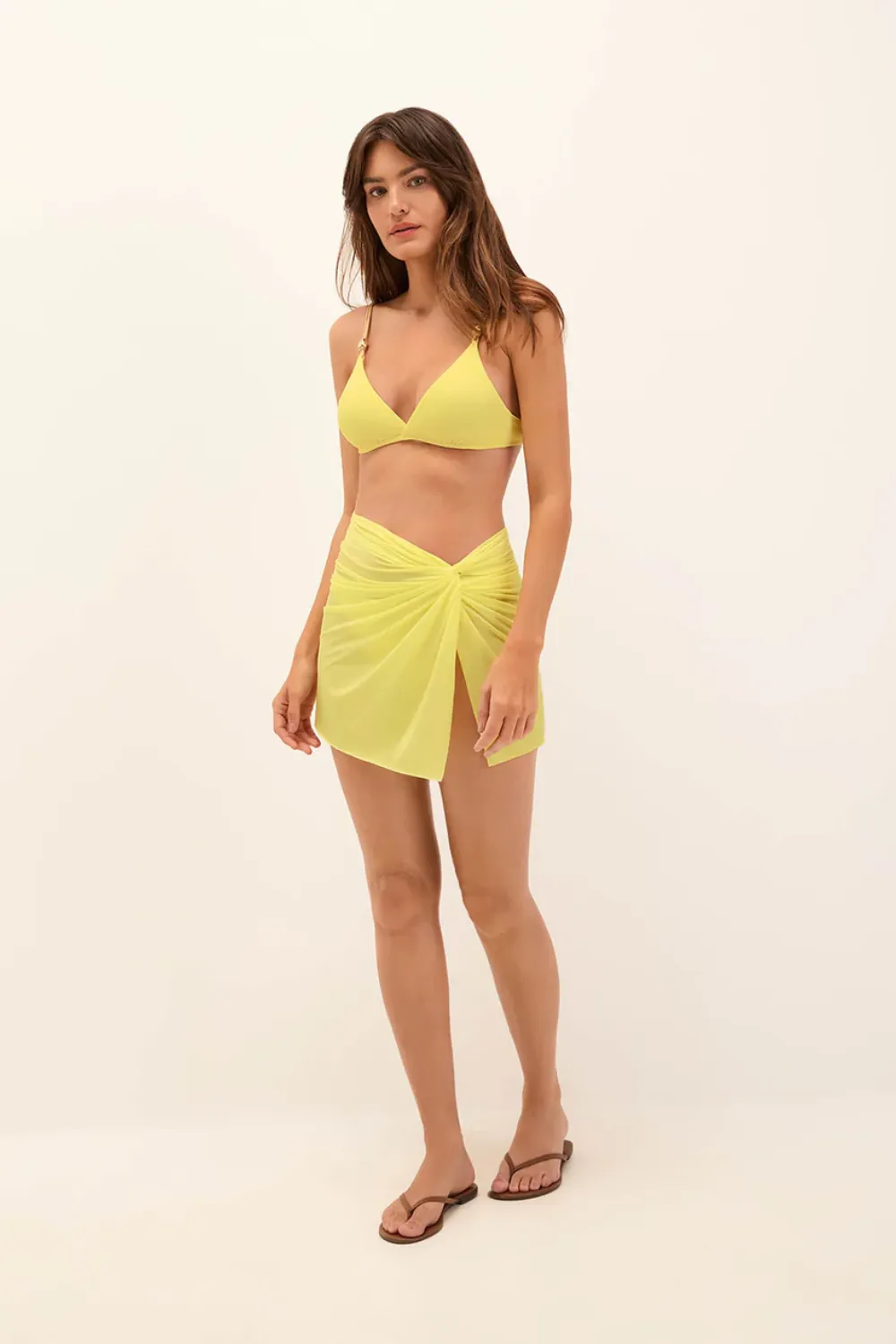 Karen Mini Pareo Skirt Lemonade sold by Sand Dollar product image thumbnail 2