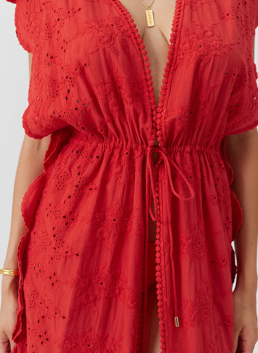 Talitha Long Kaftan Red sold by Sand Dollar product image thumbnail 3