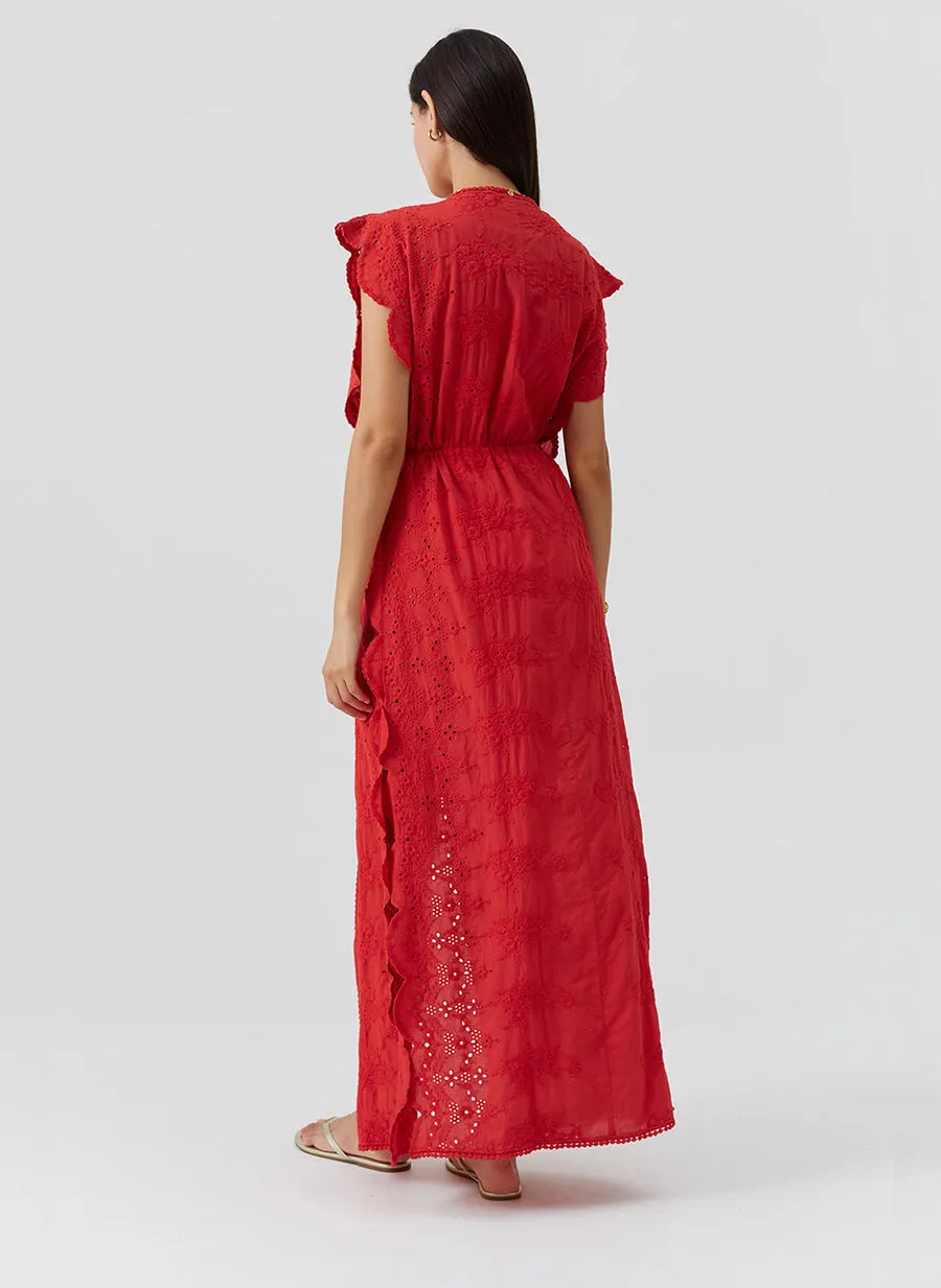 Talitha Long Kaftan Red sold by Sand Dollar product image thumbnail 4