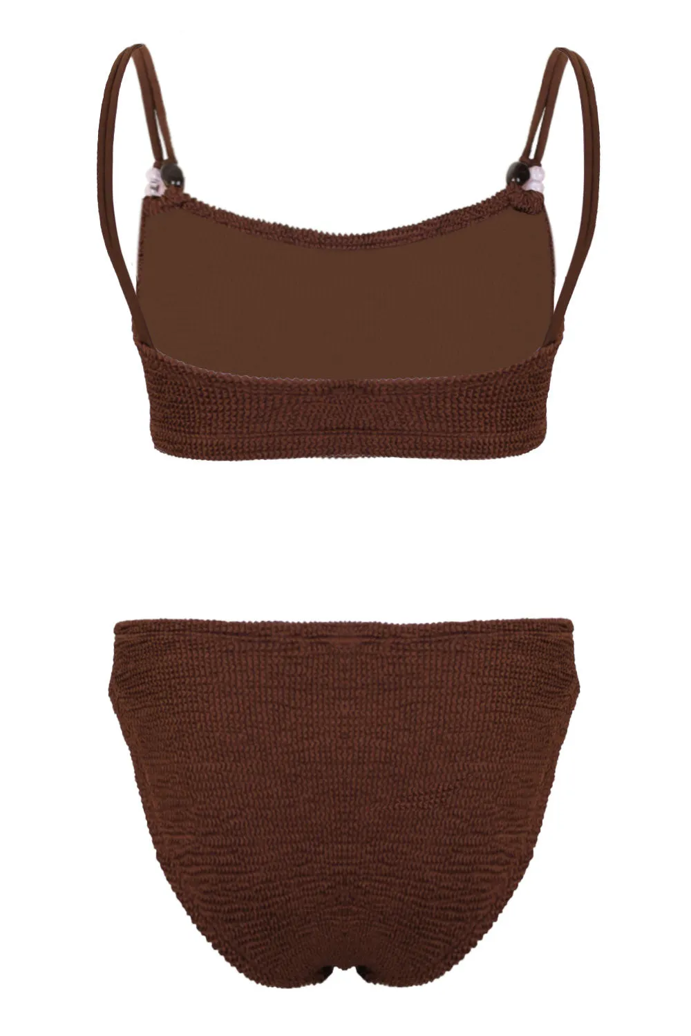 Cassie Beaded Bikini Metallic Chocolate sold by Sand Dollar product image thumbnail 5
