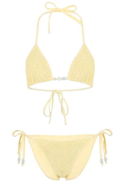 Gina Beaded Bikini Butter made by Hunza G