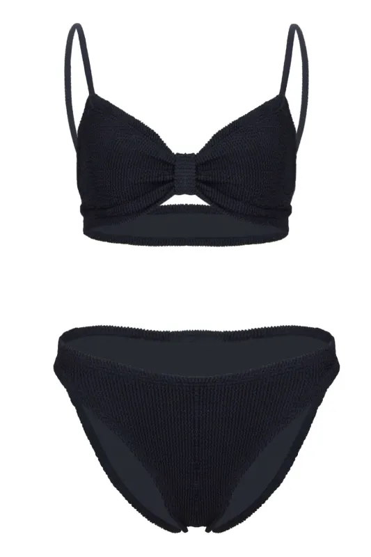 Alicia Bikini Black made by Hunza G