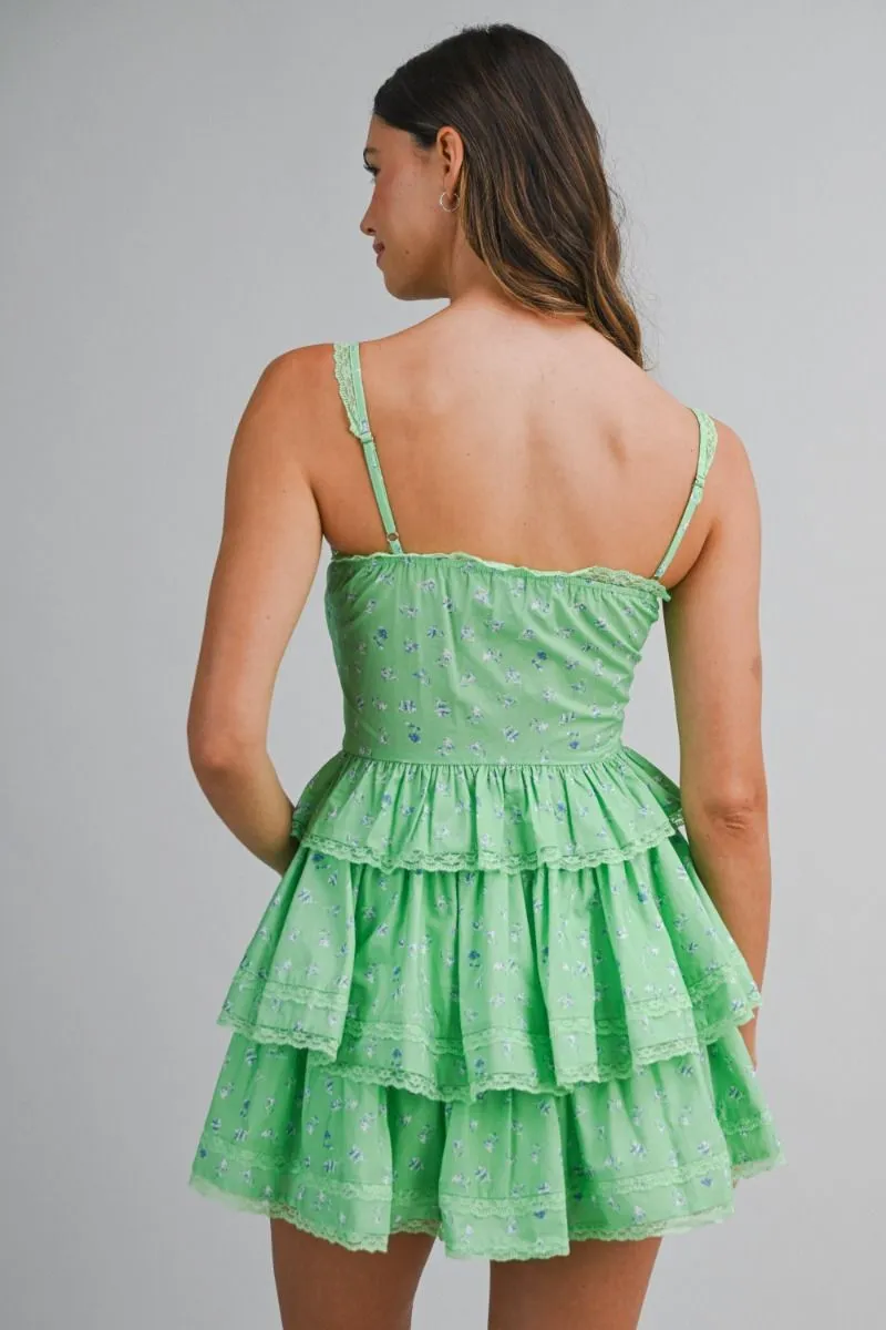 Peplum Top and Skirt Set Green sold by Sand Dollar product image thumbnail 4