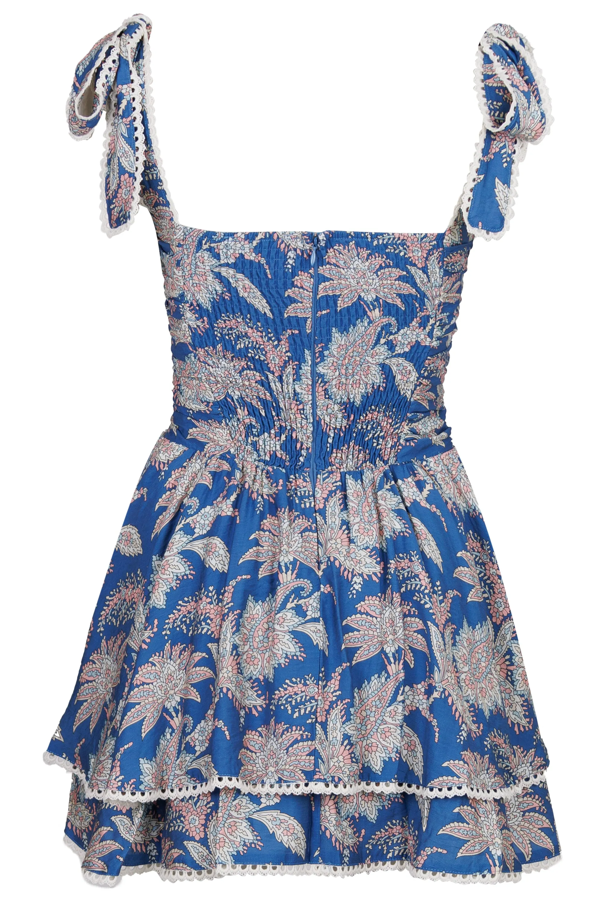 Paisley Corset Mini Dress Dark Blue sold by Sand Dollar product image thumbnail 2
