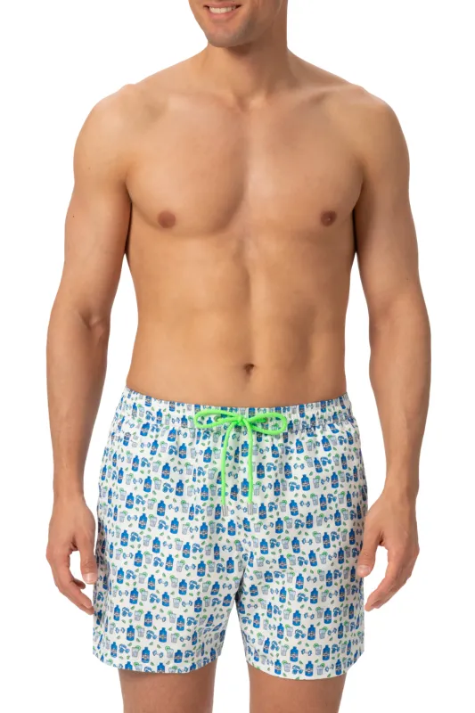 Men Lighting Micro Gym and Gin Shorts made by Sand Dollar