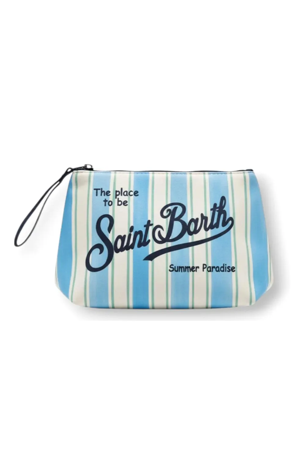 Aline Pouch Big Stripes Blue sold by Sand Dollar
