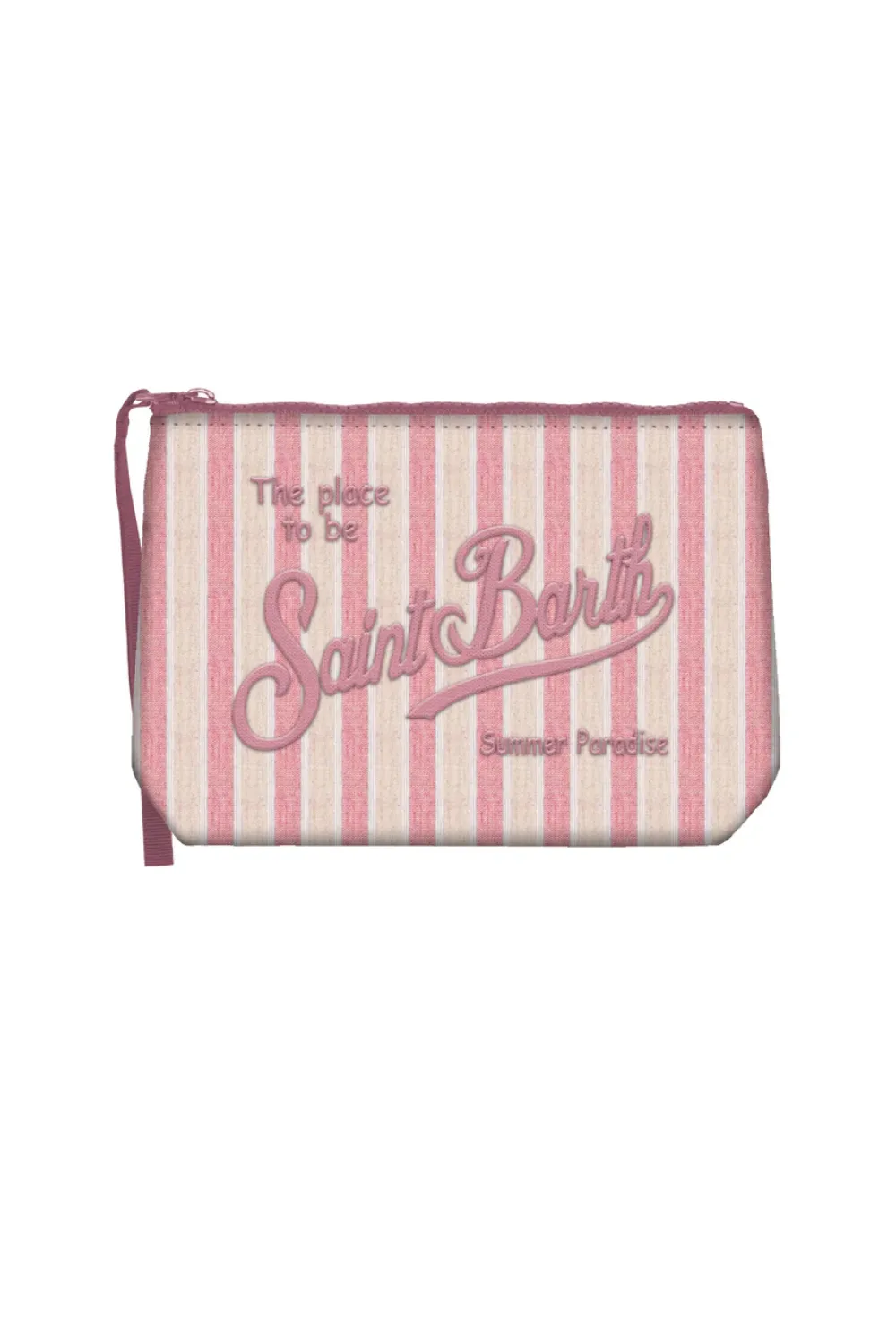 Aline Pouch Tiny V Stripes Pink sold by Sand Dollar