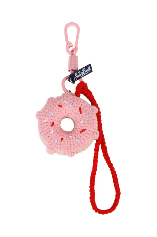 Keyring Loop with Crochet Donut made by Sand Dollar