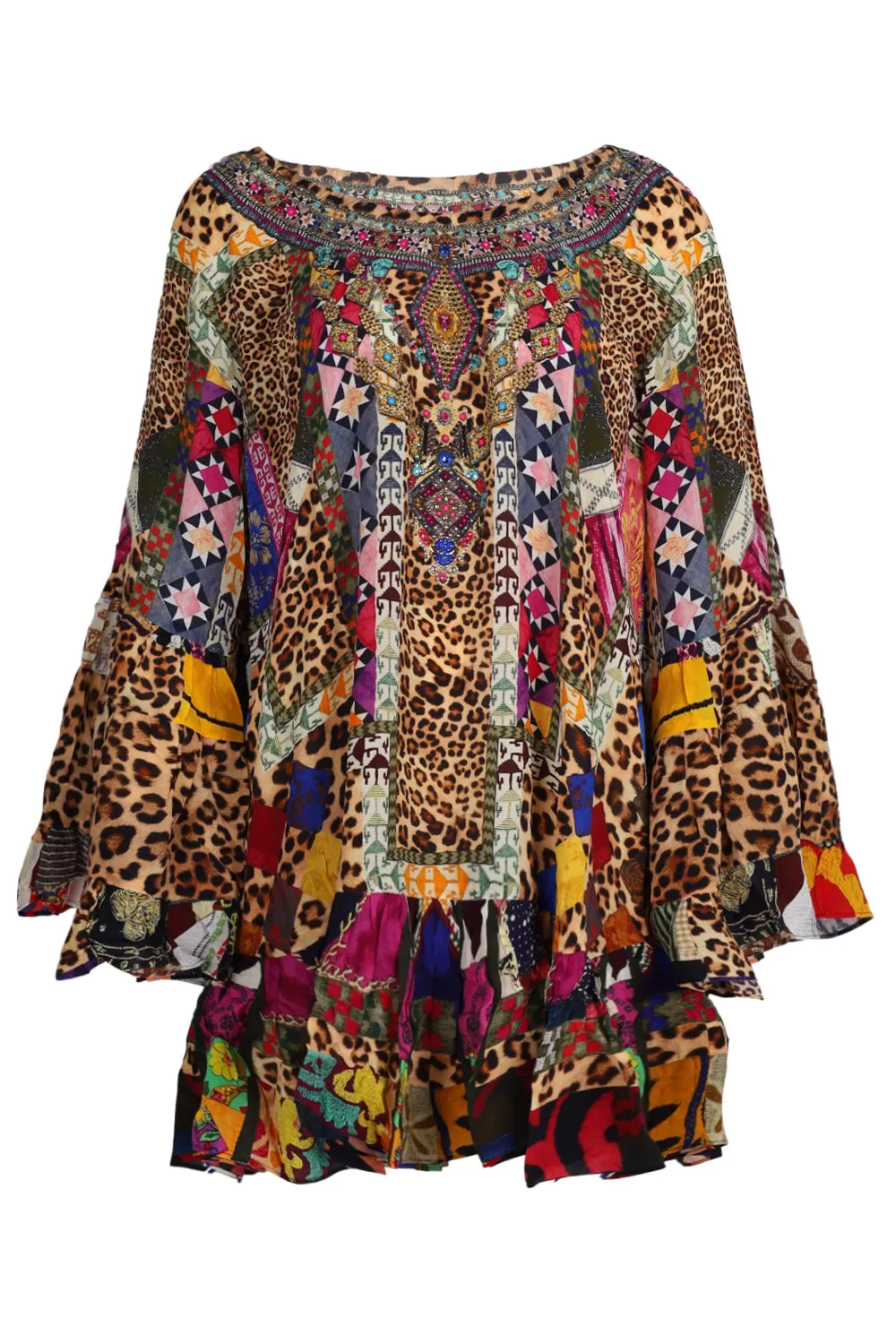 A Line Frill Dress Embroidered Ever After sold by Sand Dollar