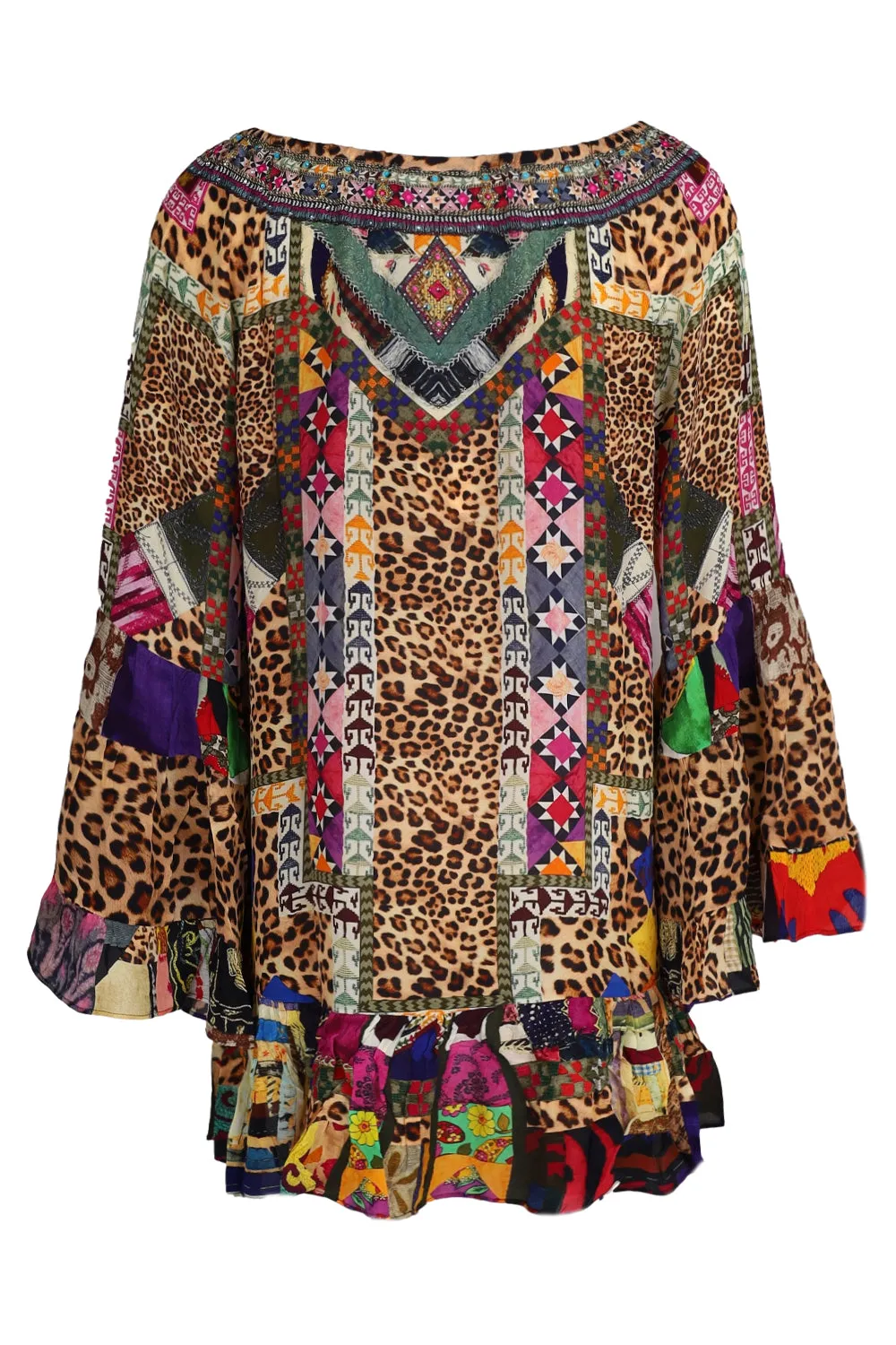 A Line Frill Dress Embroidered Ever After sold by Sand Dollar product image thumbnail 3