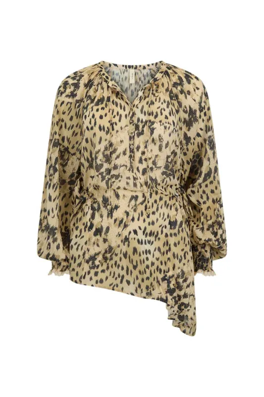 Snow Leopard Blouse made by Spell