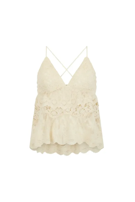 Irma Lace Halter made by Spell